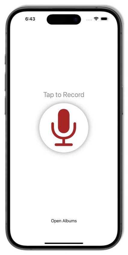 Sound Library — Tap to Record